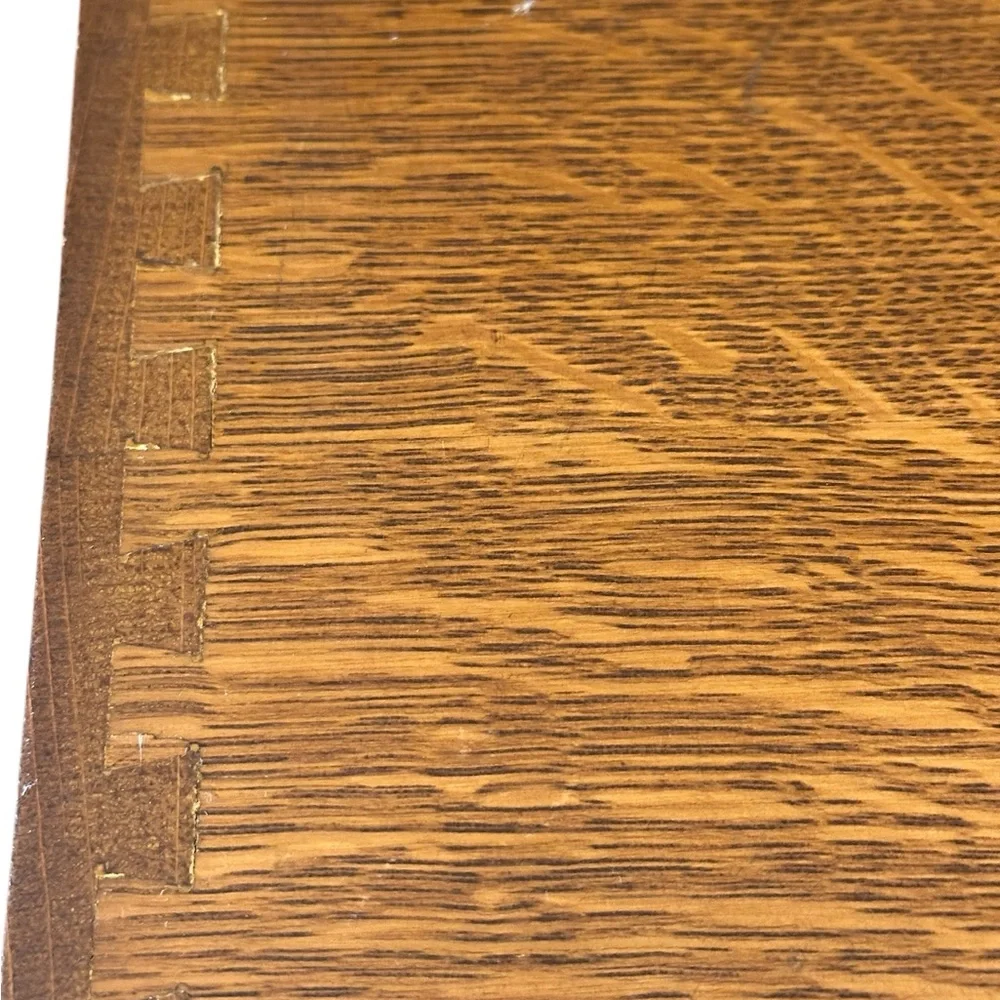 Wooden File Drawers - Brown and Green